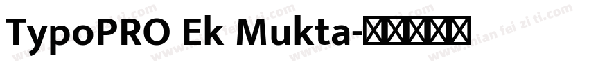 TypoPRO Ek Mukta字体转换